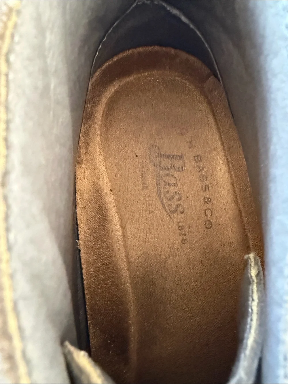 Bass & Co. gray boots
